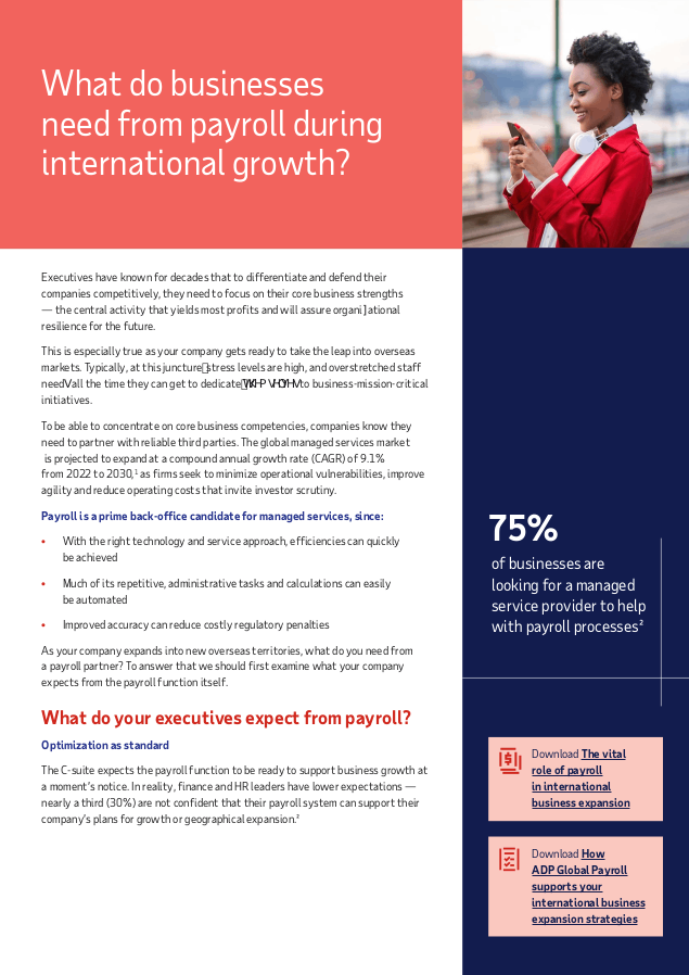 International Growth report